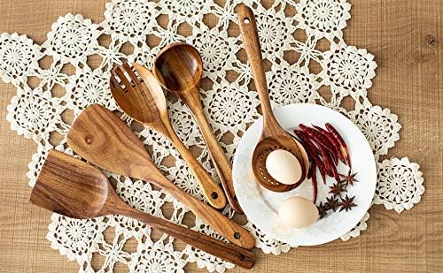 Wood Kitchen Utensils Set, 5 PCs