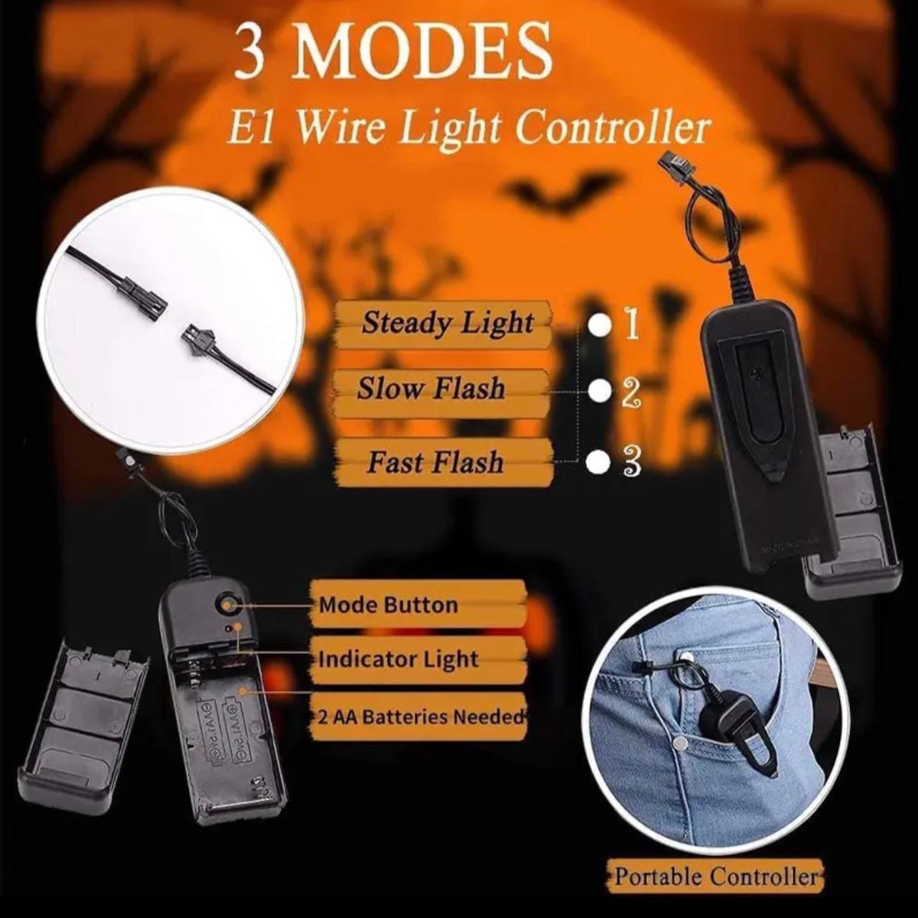 Halloween Mask LED Light up Mask