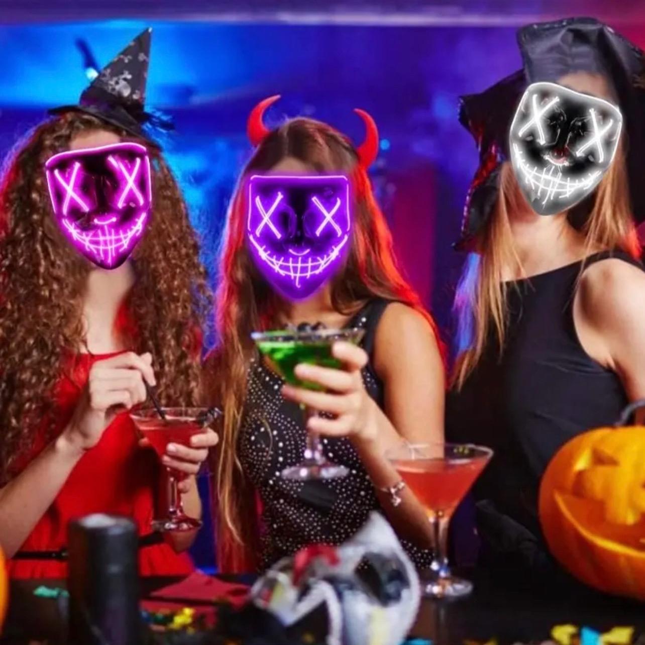 Halloween Mask LED Light up Mask