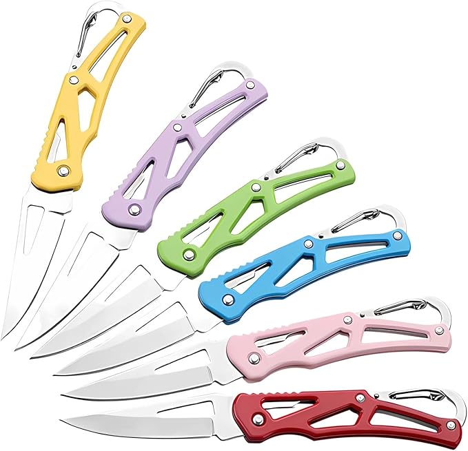 6 packs color knife set
