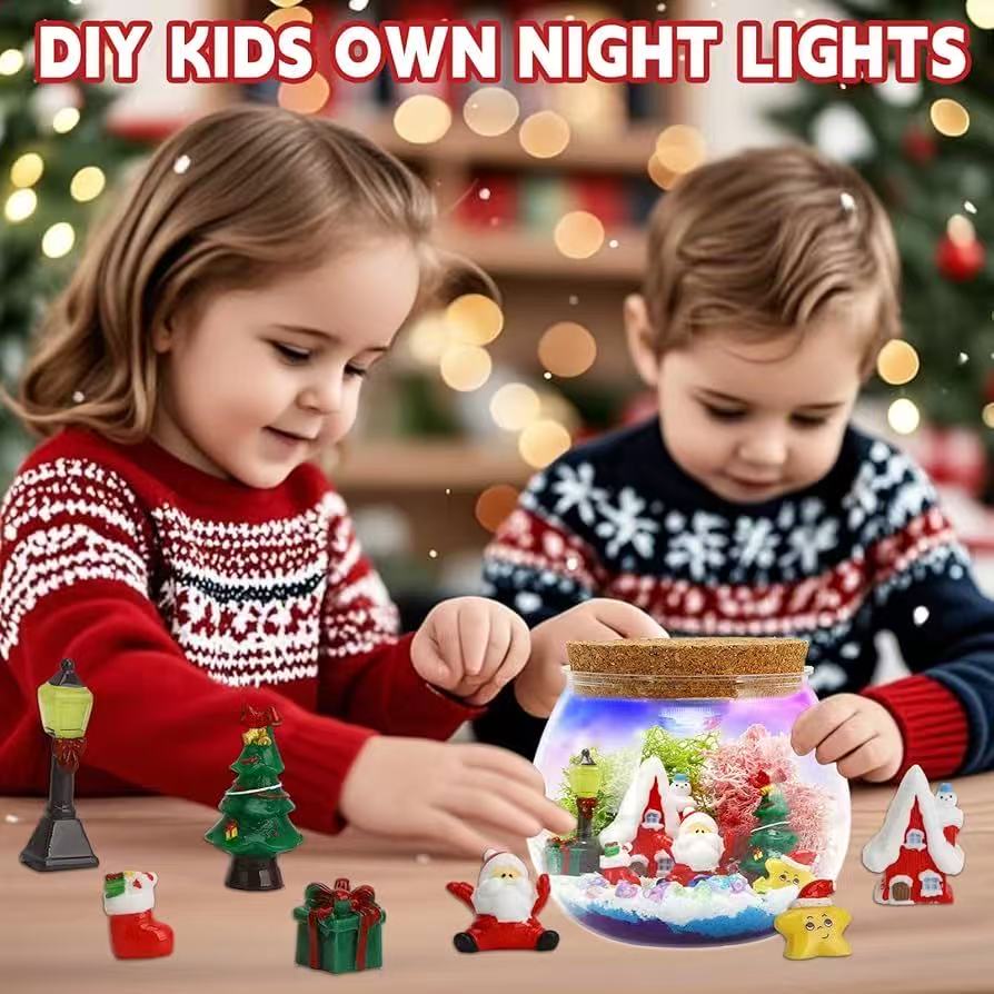 Christmas Light-Up Terrarium Kit