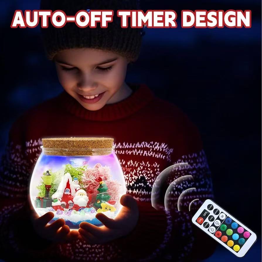 Christmas Light-Up Terrarium Kit