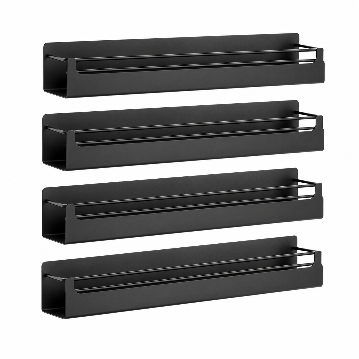 Magnetic Spice Storage Rack Set – 4 Pack