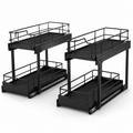2-Tier Pull-Out Under-Sink Organizer – 2 Pack