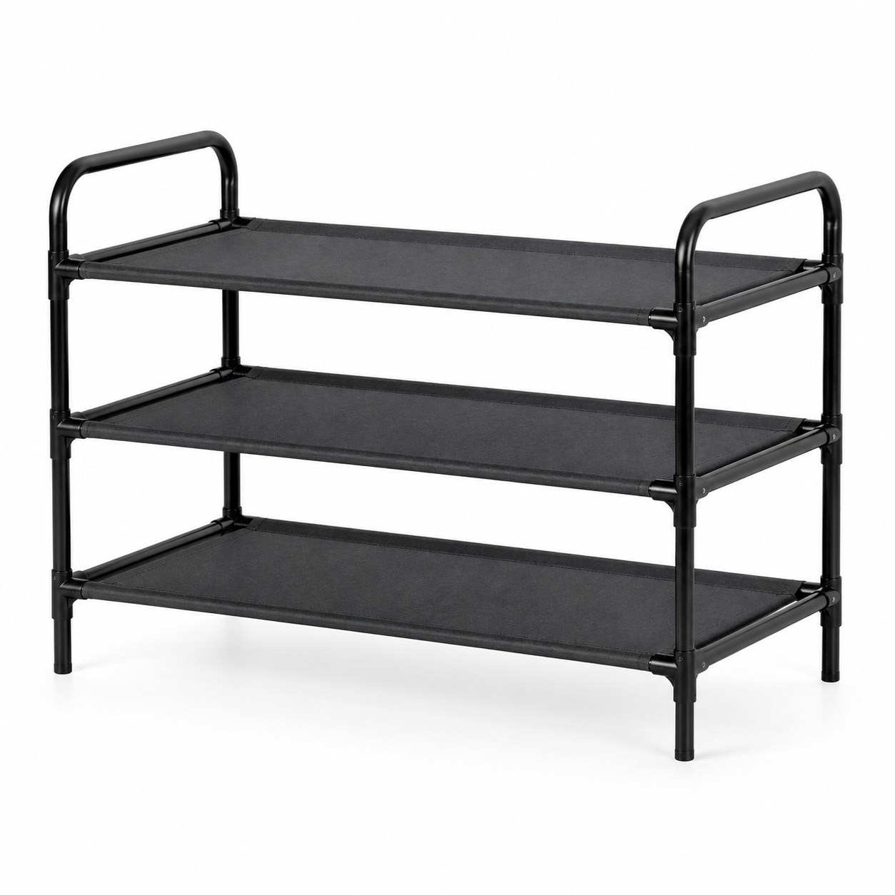 Stackable 3-Tier Fabric Shoe Rack